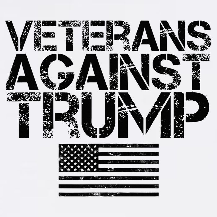 Veterans Against Trump Vintage Patriotic Flag Protest Kids Hoodie