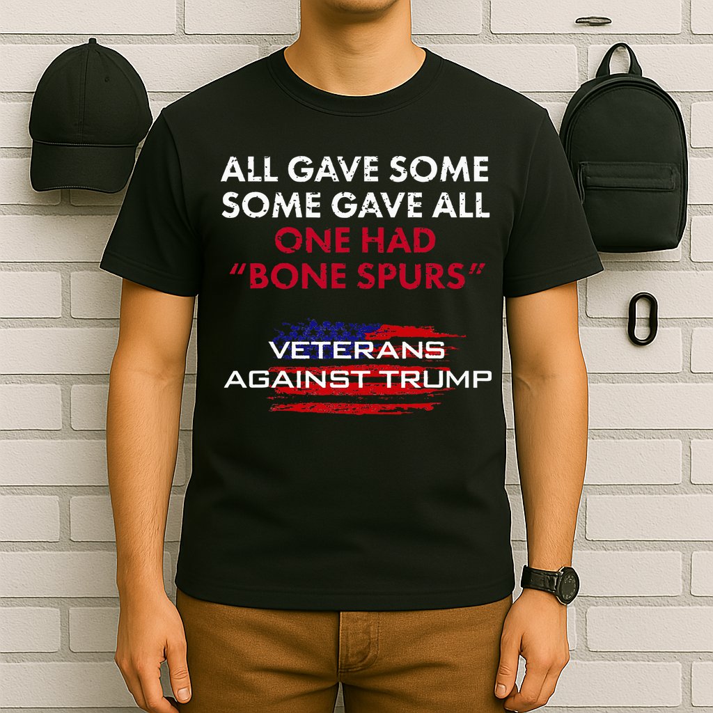 Veterans Anti Trump Draft Dodger Bone Spurs For Vets T-Shirt