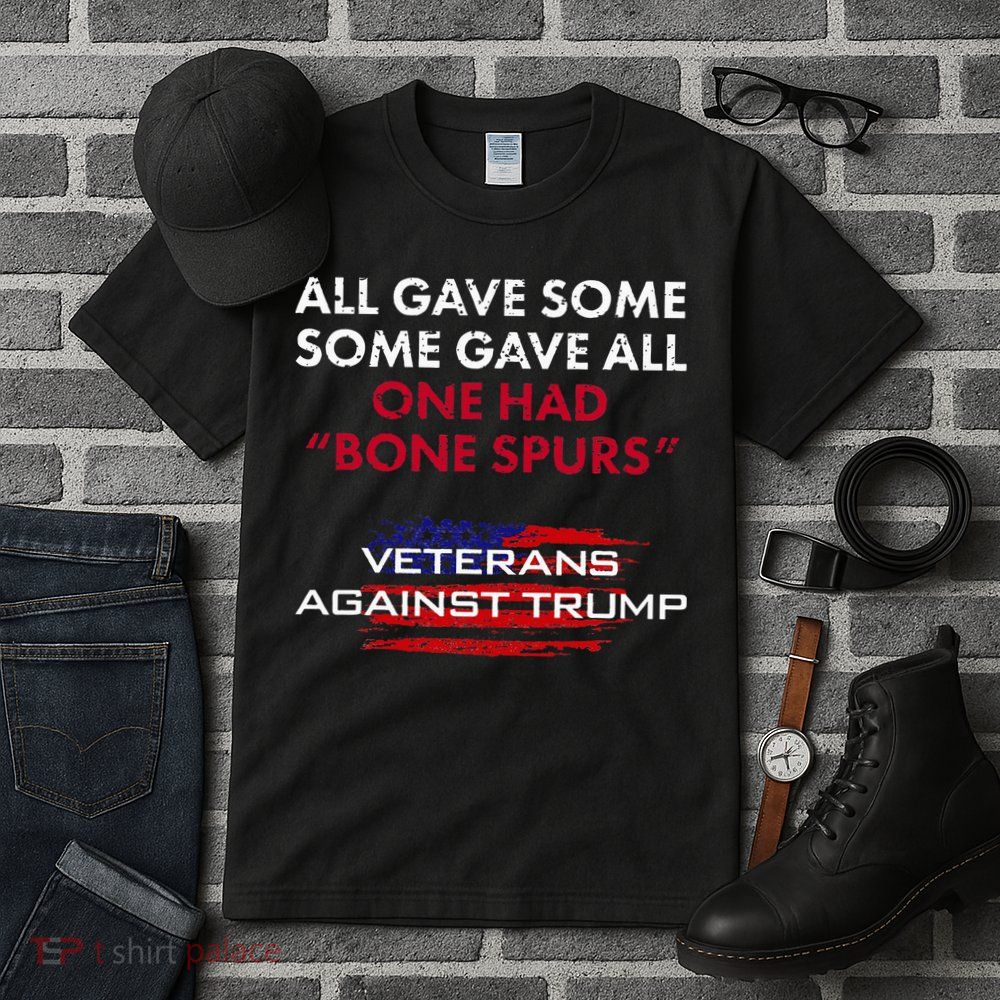 Veterans Anti Trump Draft Dodger Bone Spurs For Vets Tall T-Shirt