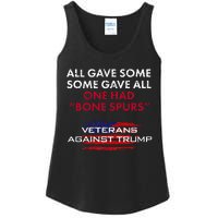 Veterans Anti Trump Draft Dodger Bone Spurs For Vets Ladies Essential Tank