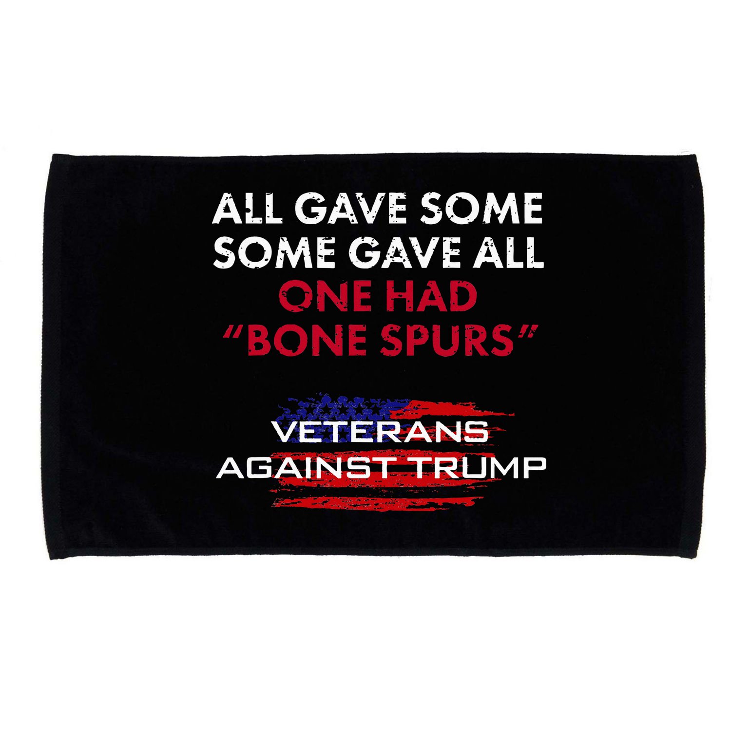 Veterans Anti Trump Draft Dodger Bone Spurs For Vets Microfiber Hand Towel