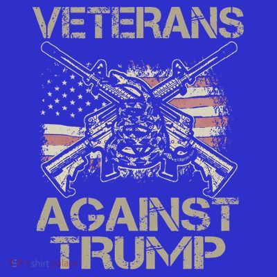 Veterans Against Trump Military Anti Trump Vet T-Shirt