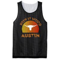 Vintage Austin TX Distressed Keep It Weird Texas Mesh Reversible Basketball Jersey Tank