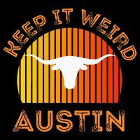 Vintage Austin TX Distressed Keep It Weird Texas Baby Bodysuit