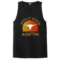 Vintage Austin TX Distressed Keep It Weird Texas PosiCharge Competitor Tank