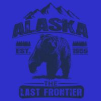 Vintage Alaska The Last Frontier Bear Alaska Gift Baby Bodysuit