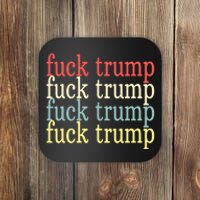 Vintage Anti Trump Political Election Gift Tops Coaster