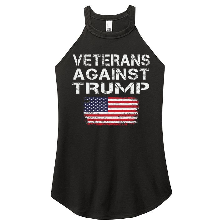 Veterans Against Trump Military Vets Oppose Trump Women's Perfect Tri Rocker Tank