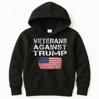 Veterans Against Trump Military Vets Oppose Trump Kids Hoodie