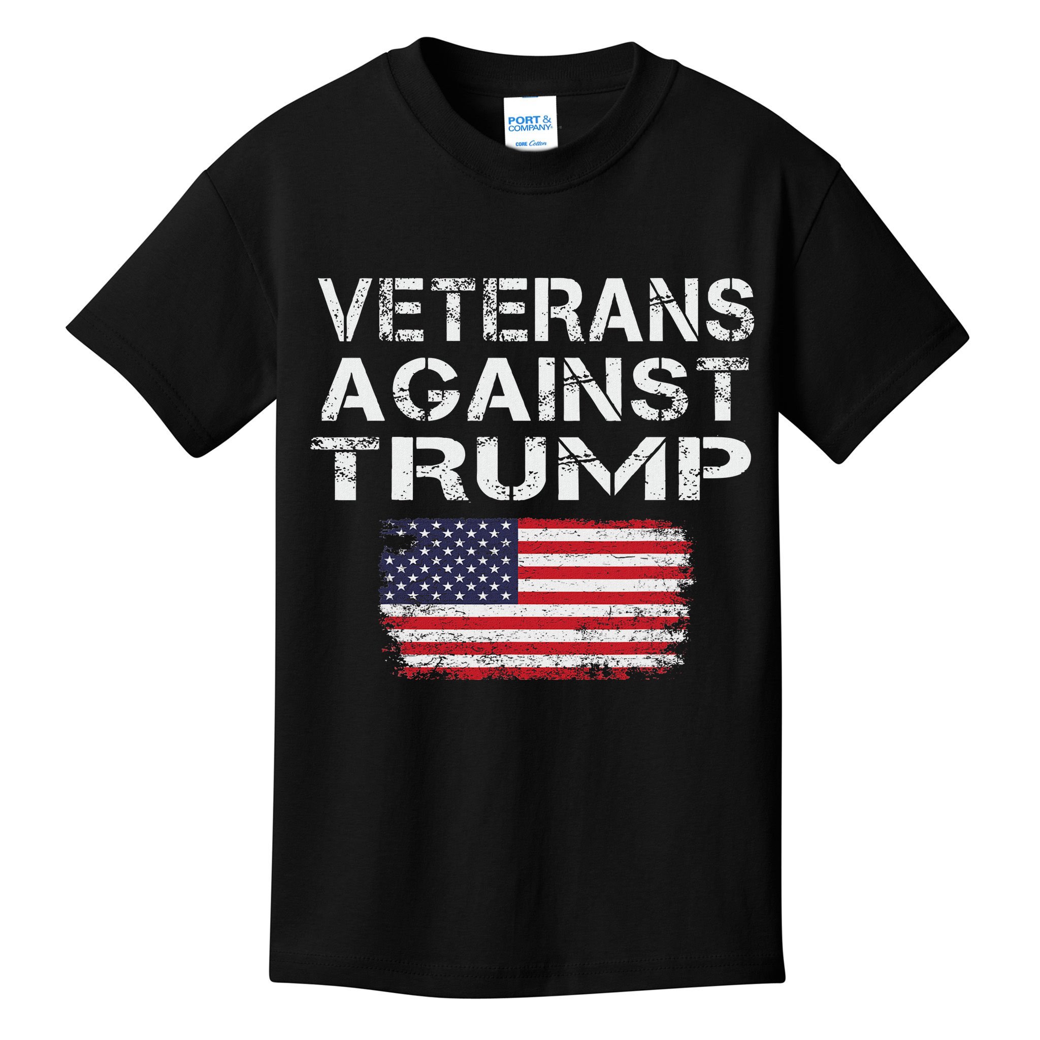 Veterans Against Trump Military Vets Oppose Trump Kids T-Shirt