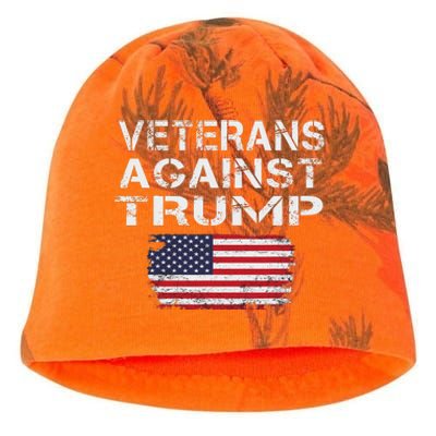 Veterans Against Trump Military Vets Oppose Trump Kati - Camo Knit Beanie