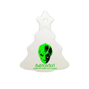 Vanderspeigle Alien This Some Bullshit Ceramic Tree Ornament