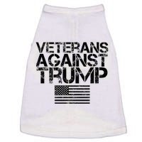 Veterans Against Trump Vintage Patriotic Flag Protest Doggie Tank