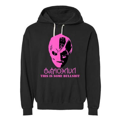 Vanderspeigle Alien This Some Bullshit | Funny Garment-Dyed Fleece Hoodie