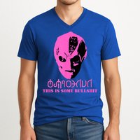 Vanderspeigle Alien This Some Bullshit | Funny V-Neck T-Shirt