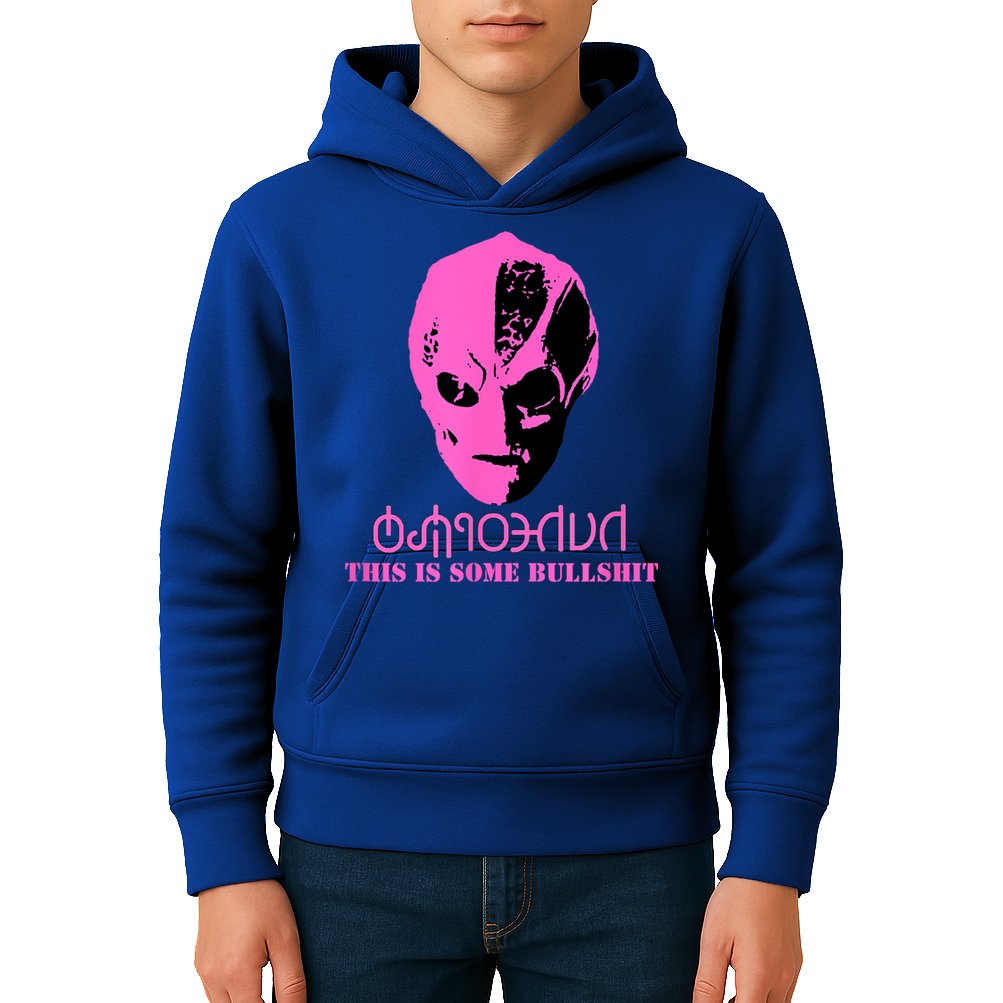 Vanderspeigle Alien This Some Bullshit | Funny Kids Hoodie