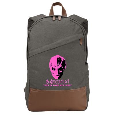 Vanderspeigle Alien This Some Bullshit | Funny Cotton Canvas Backpack