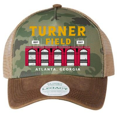 Vintage Atlanta Turner Field Baseball Stadium Classic Retro Legacy Tie Dye Trucker Hat