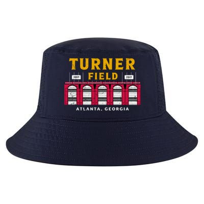 Vintage Atlanta Turner Field Baseball Stadium Classic Retro Cool Comfort Performance Bucket Hat