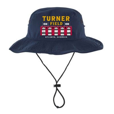 Vintage Atlanta Turner Field Baseball Stadium Classic Retro Legacy Cool Fit Booney Bucket Hat