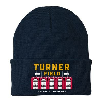 Vintage Atlanta Turner Field Baseball Stadium Classic Retro Knit Cap Winter Beanie