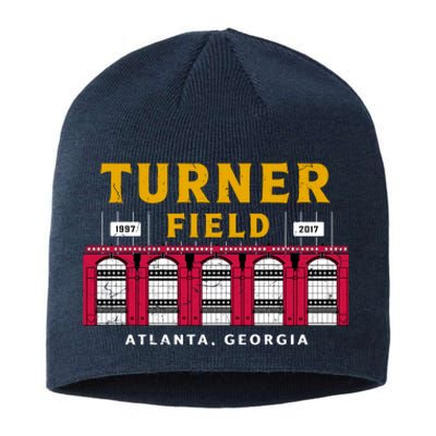 Vintage Atlanta Turner Field Baseball Stadium Classic Retro Sustainable Beanie