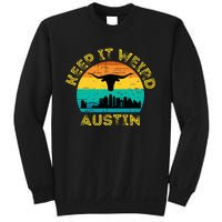 Vintage Austin Texas Keep It Weird Sunset Sweatshirt