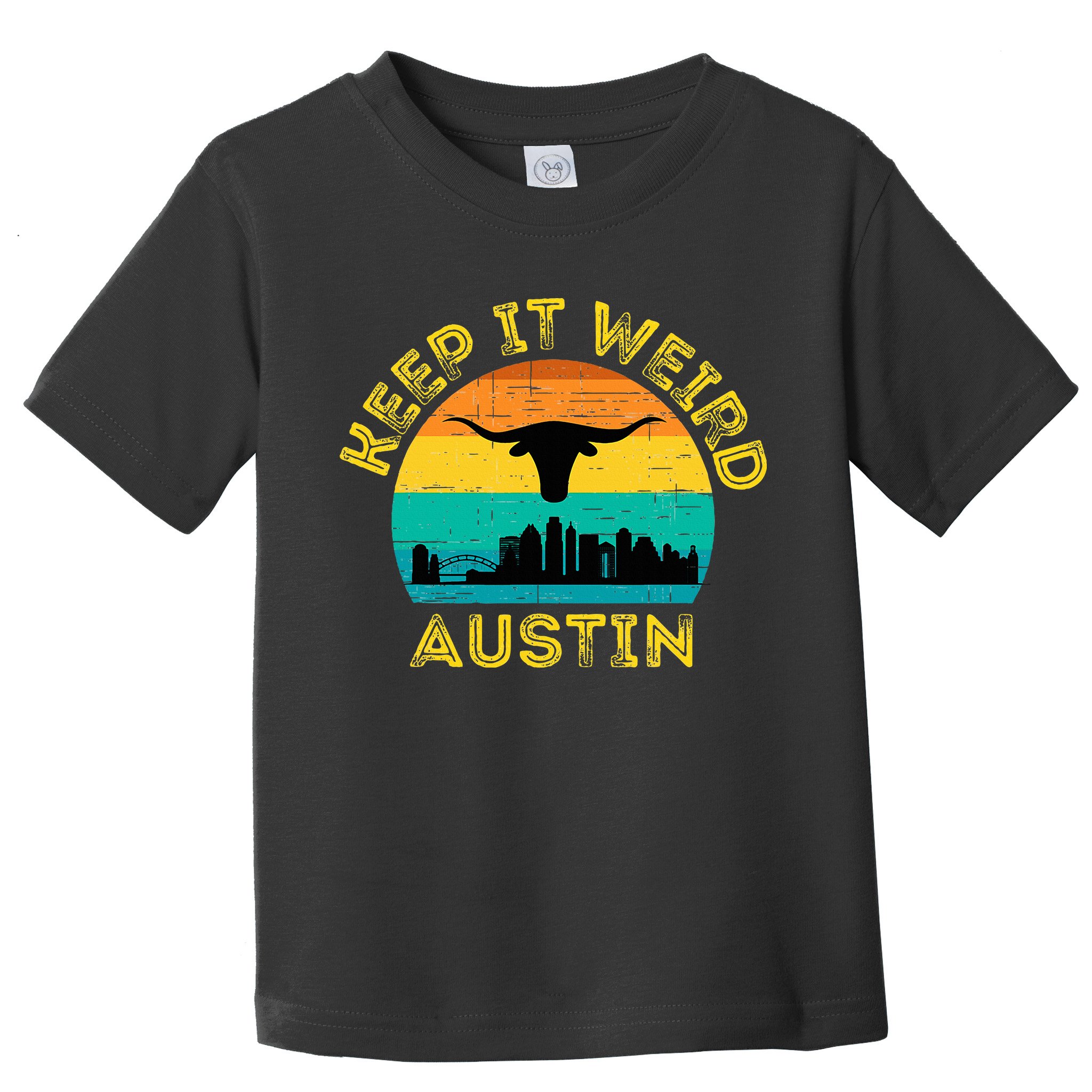 Vintage Austin Texas Keep It Weird Sunset Toddler T-Shirt