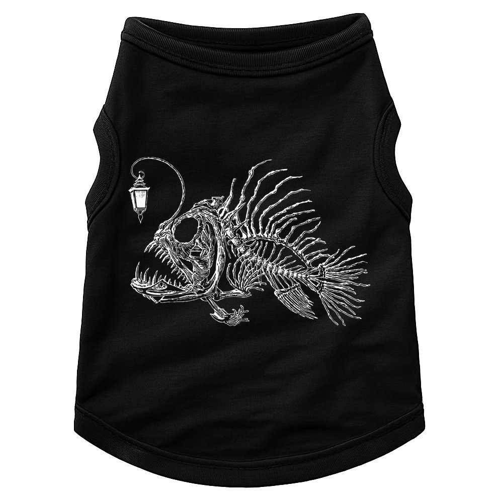 Vintage Angus The Anglerfish Skeleton Cottagecore Aesthetic Doggie Tank