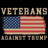 Veterans Against Trump Vintage Usa American Flag Military Tall T-Shirt