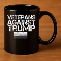 Veterans Against Trump  11oz C Handle Ceramic Mug
