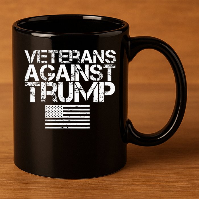 Veterans Against Trump  11oz C Handle Ceramic Mug