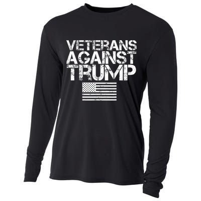 Veterans Against Trump  Cooling Performance Long Sleeve Crew