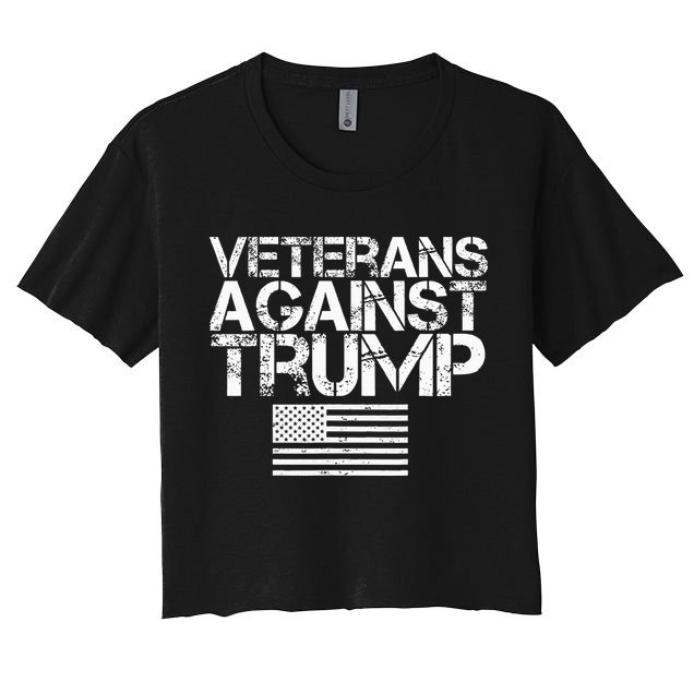 Veterans Against Trump  Crop Top