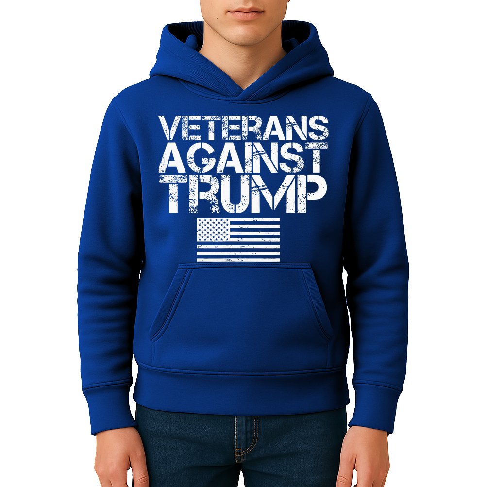 Veterans Against Trump  Kids Hoodie