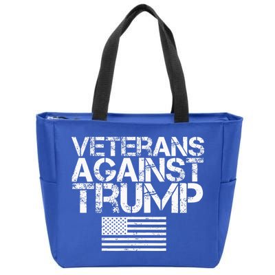 Veterans Against Trump  Zip Tote Bag
