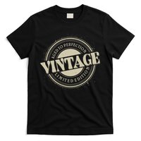 Vintage Age To Perfection Limited Edition Stamp Emblem T-Shirt