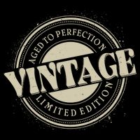 Vintage Age To Perfection Limited Edition Stamp Emblem Tall T-Shirt