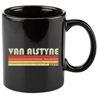 Van Alstyne Tx Texas Funny City Home Root Gift Retro 70s 80s 11oz C Handle Ceramic Mug