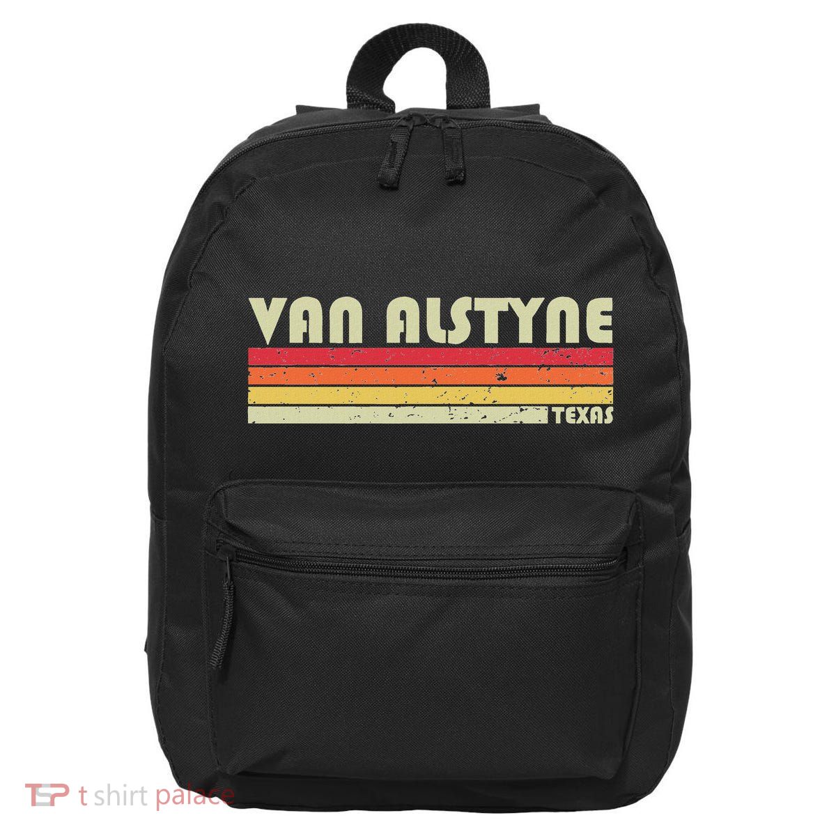 Van Alstyne Tx Texas Funny City Home Root Gift Retro 70s 80s 16 in Basic Backpack