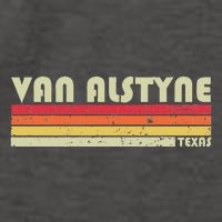 Van Alstyne Tx Texas Funny City Home Root Gift Retro 70s 80s Vector Backpack