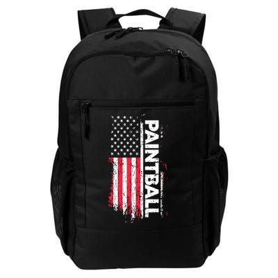 Vintage American USA Flag Cool Paintball Backpack