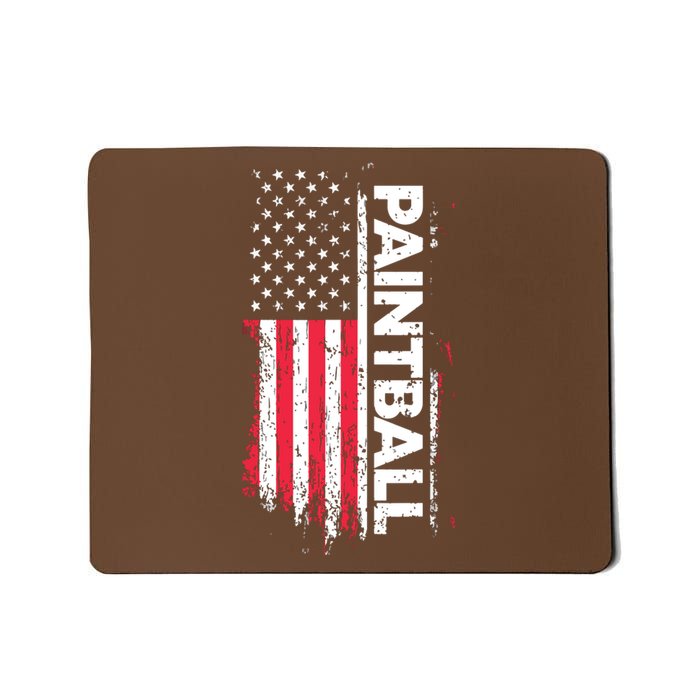 Vintage American USA Flag Cool Paintball Mousepad