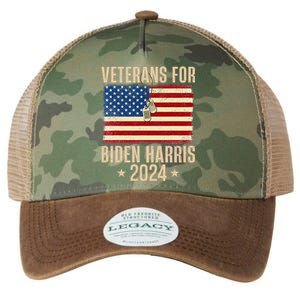 Veterans American Usa Flag Biden Harris 202 Legacy Tie Dye Trucker Hat