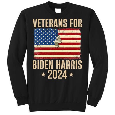 Veterans American Usa Flag Biden Harris 202 Sweatshirt