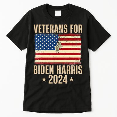 Veterans American Usa Flag Biden Harris 202 Tall T-Shirt