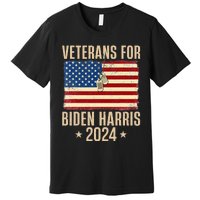 Veterans American Usa Flag Biden Harris 202 Premium T-Shirt