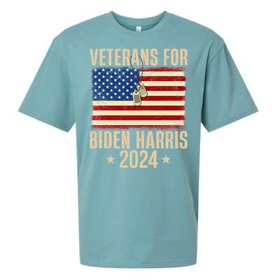 Veterans American Usa Flag Biden Harris 202 Sueded Cloud Jersey T-Shirt