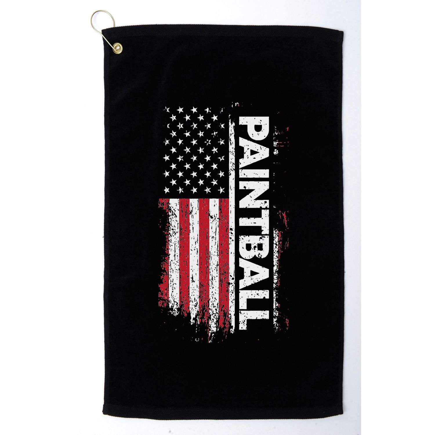 Vintage American Usa Flag Cool Paintball Golf Towel