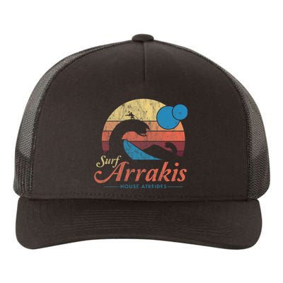 Visit Arrakis Vintage Distressed Surf Yupoong Adult 5-Panel Trucker Hat